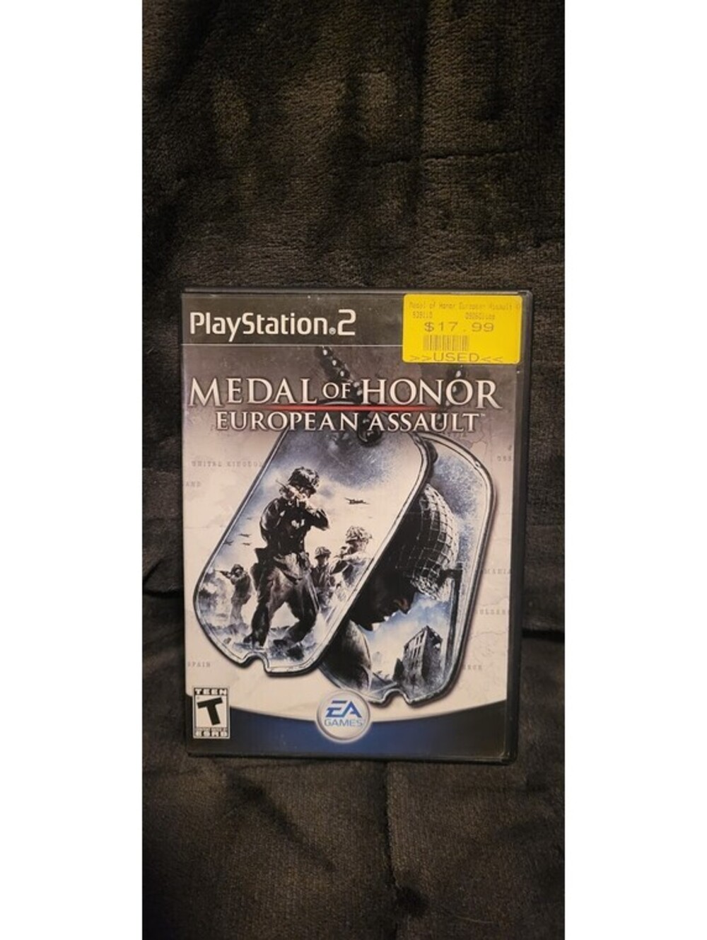Medal of Honor European Assault Sony PlayStation 2 PS2 2005 WWII Shooter Game